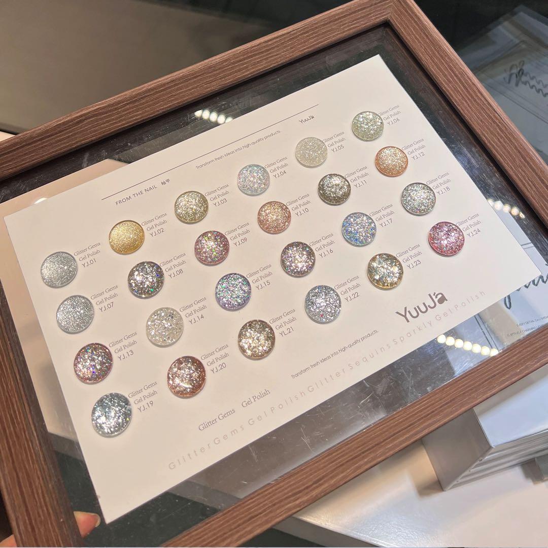 YuuJa ラメネイルカラー24色 セルフネイルのネイルデザイン】pa ネイルカラー プレミア｜pa nail