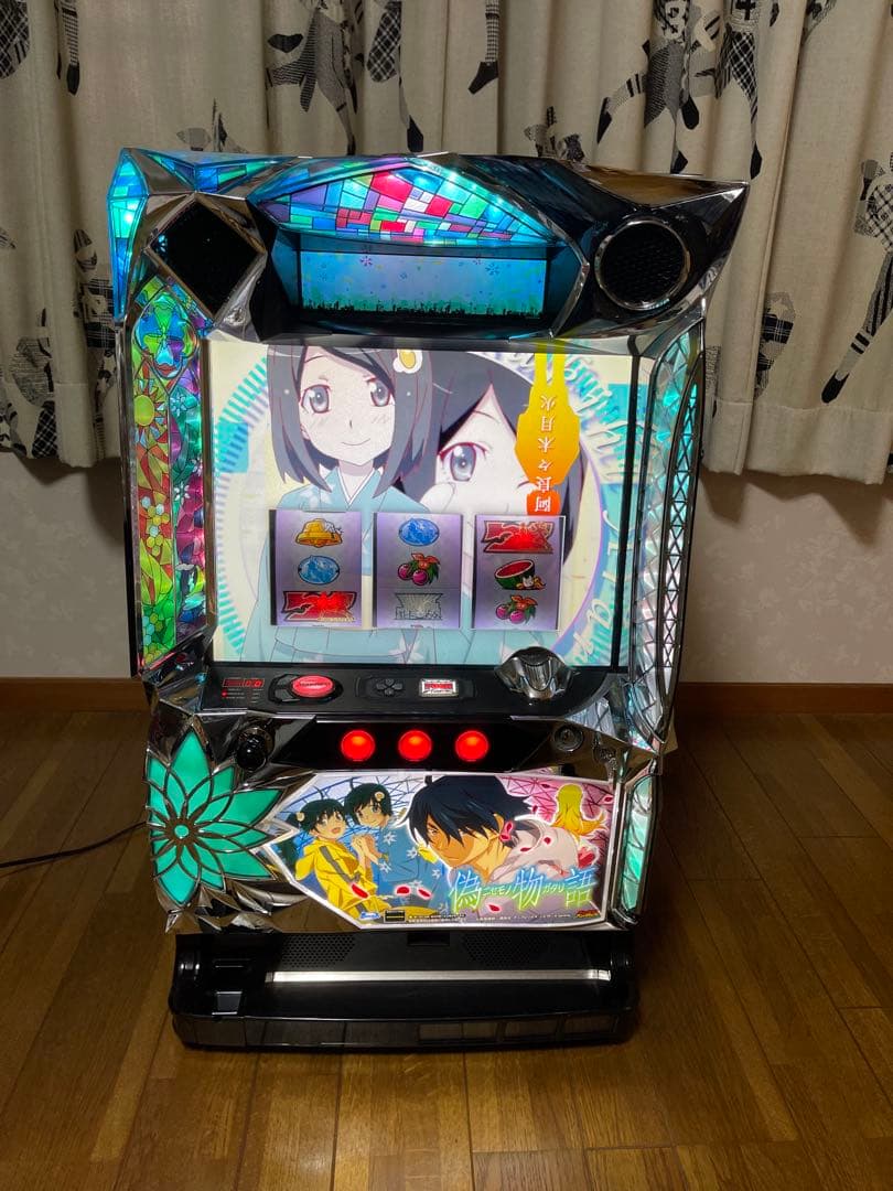 パチスロ実機　初代偽物語(不要機) Yahoo!オークション -「偽 物語」(パチスロ実機) (パチンコ、パチスロ