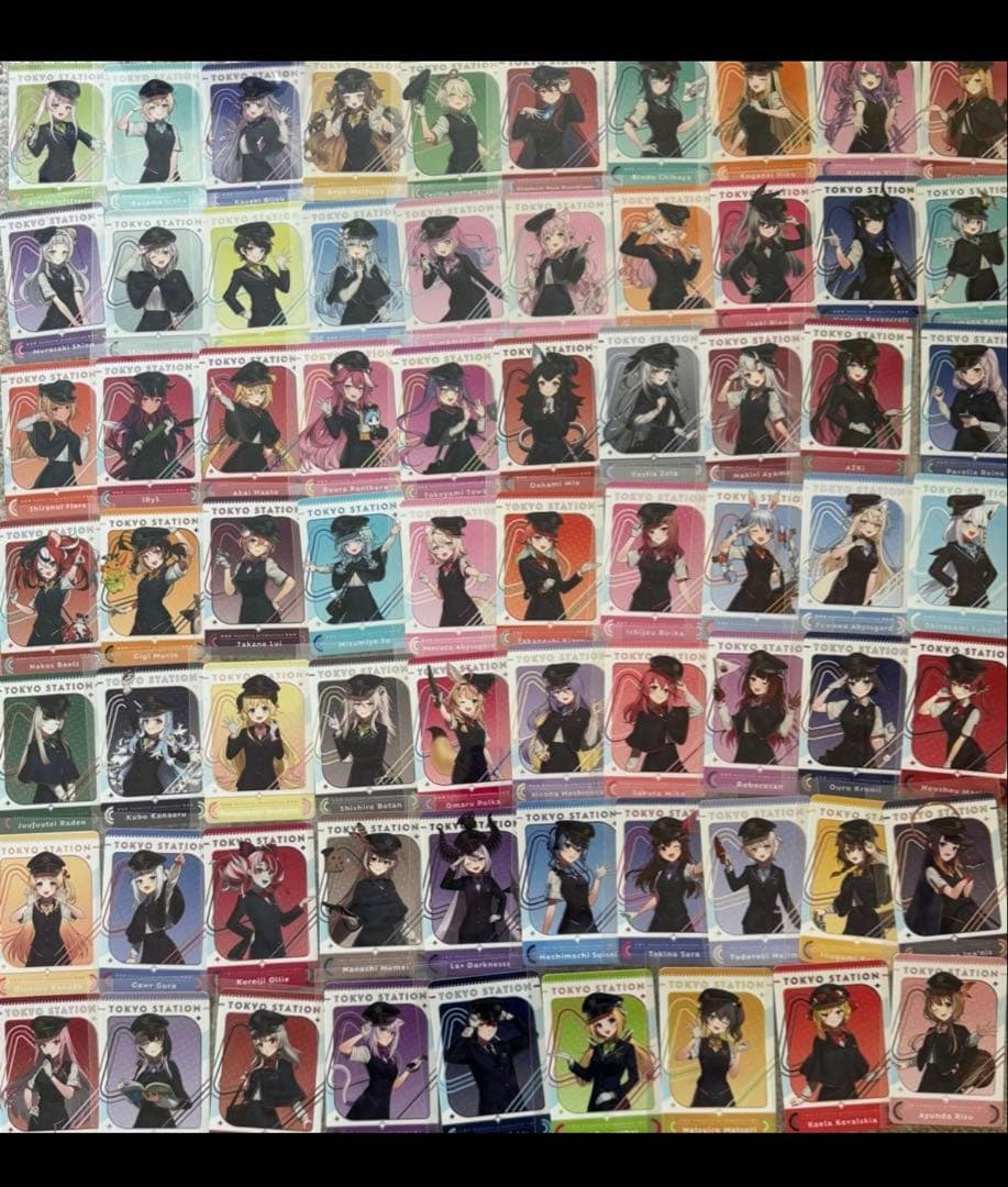 ホロライブ　東京駅限定　ノベルティカード69枚コンプ