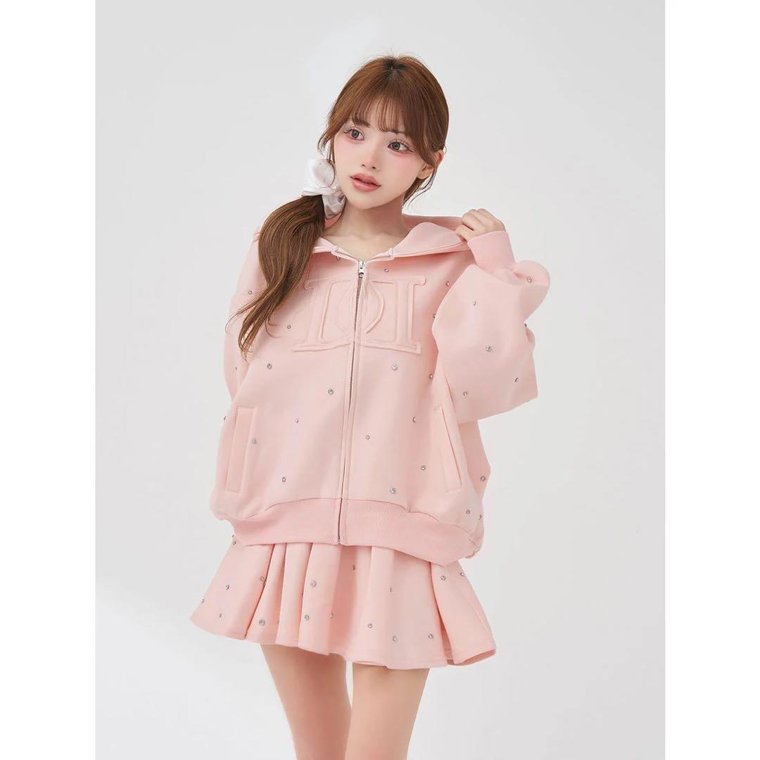 新品タグ付 ダーリッチ ピンク フリー DDロゴビジュースウェット