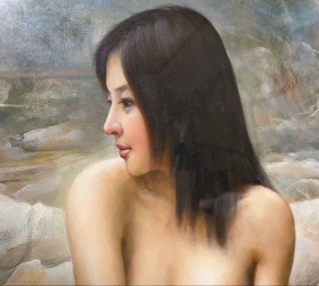 ま*と様 ♦M.Brown 裸婦　油彩画 F12号