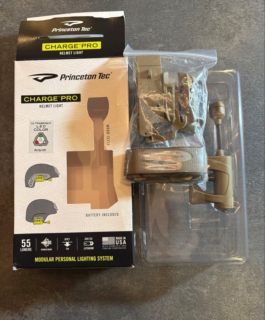 Princeton Tec Charge Pro ヘルメットライト