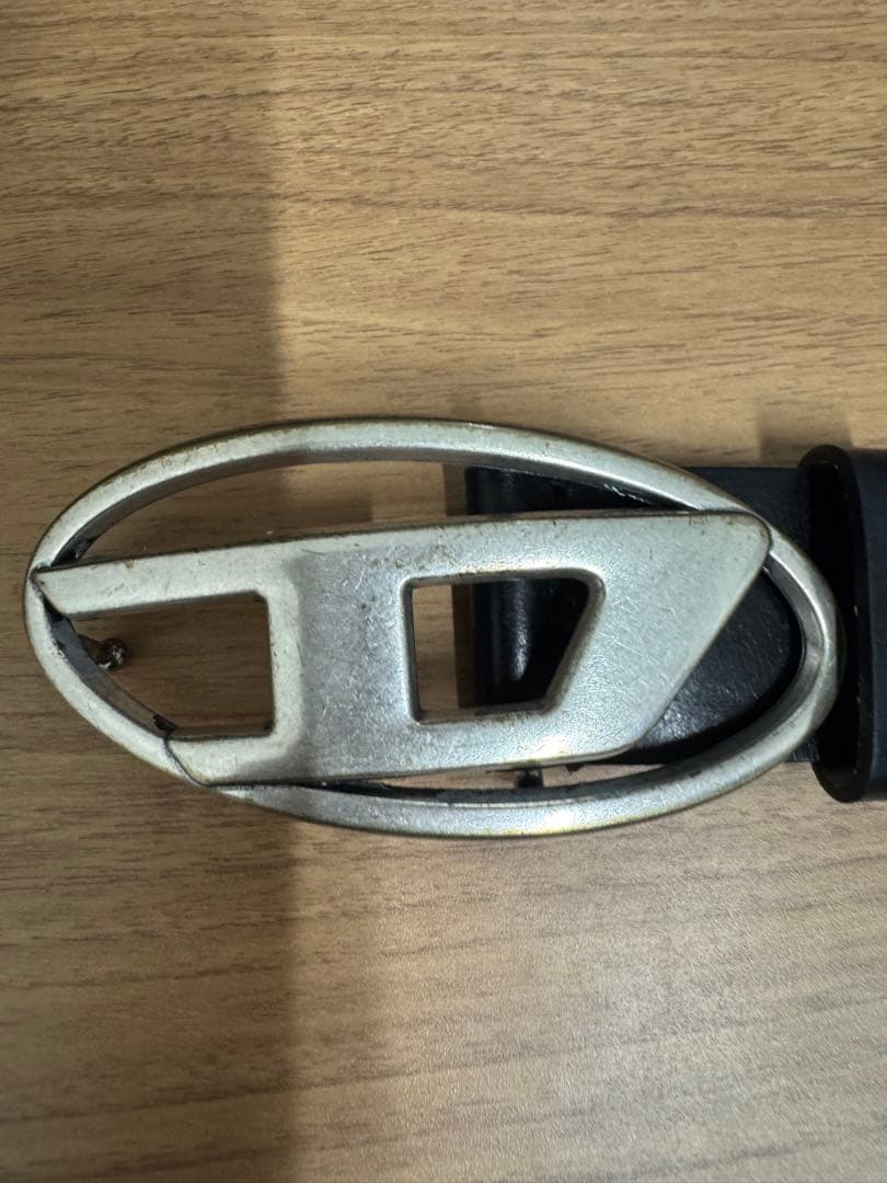 DIESEL ブラック 本革 ベルト 早いもの勝ち‼️