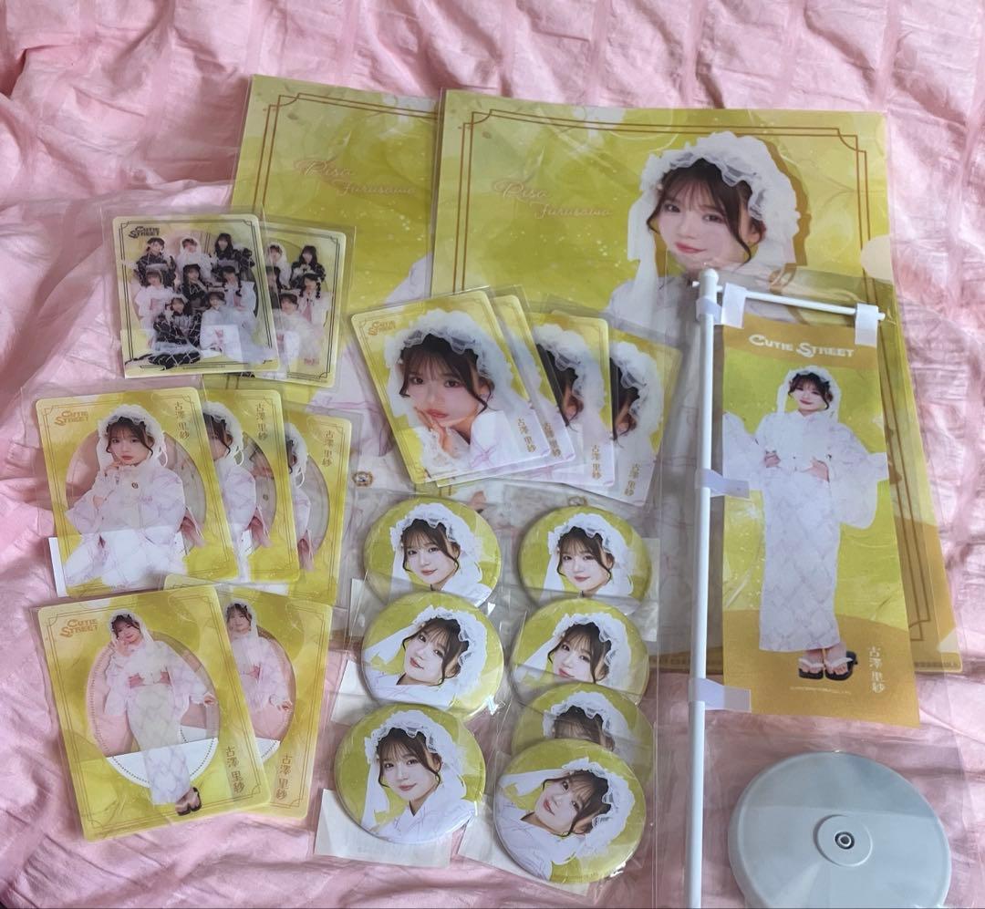 CUTIE STREET LARME コラボ浴衣すきくじ　古澤里紗　のぼり　特典