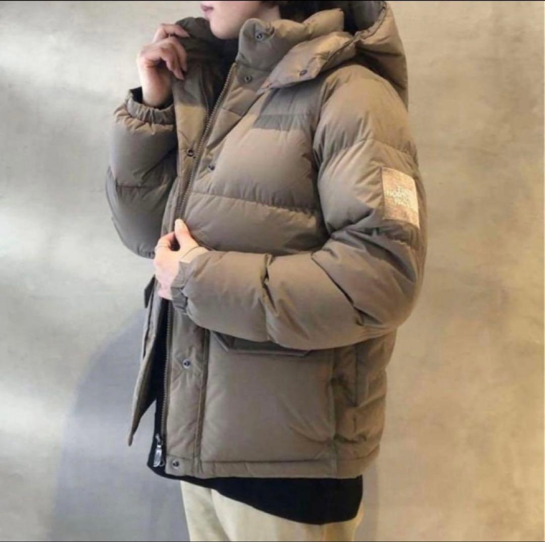 ノースフェイス キャンプシエラショートダウンジャケット S ウォルナット