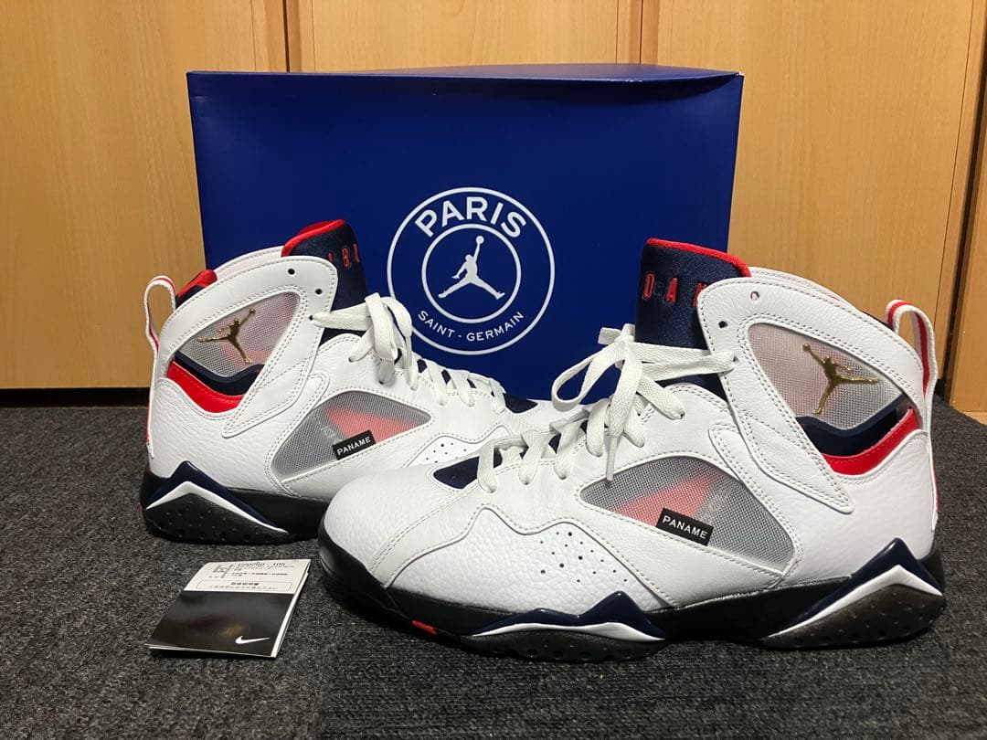 美中古 NIKE AIR JORDAN7 RETROパリサンジェルマン 28.5