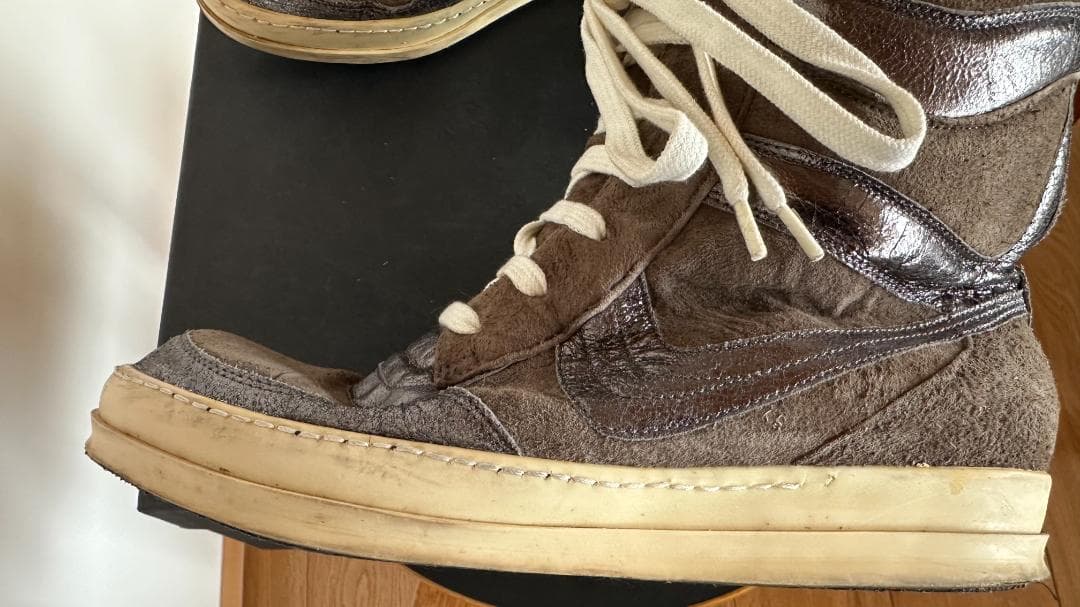 貴重箱有り初期Rick Owens GEODUNKジオバスケット41 - メルカリ