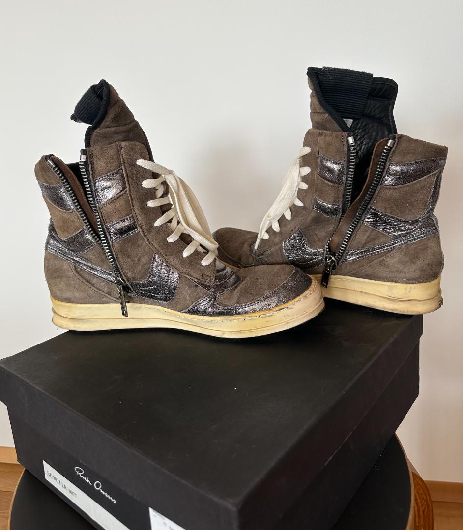 貴重箱有り初期Rick Owens GEODUNKジオバスケット41 - メルカリ