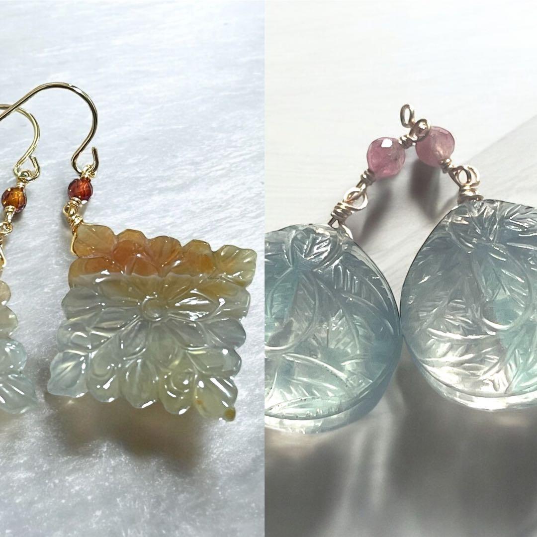 みっちゃんです。14kgfカーネリアンインアゲートロンバスチャーム