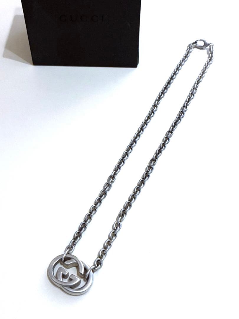 GUCCI GGロゴ SILVER925 チェーンネックレス