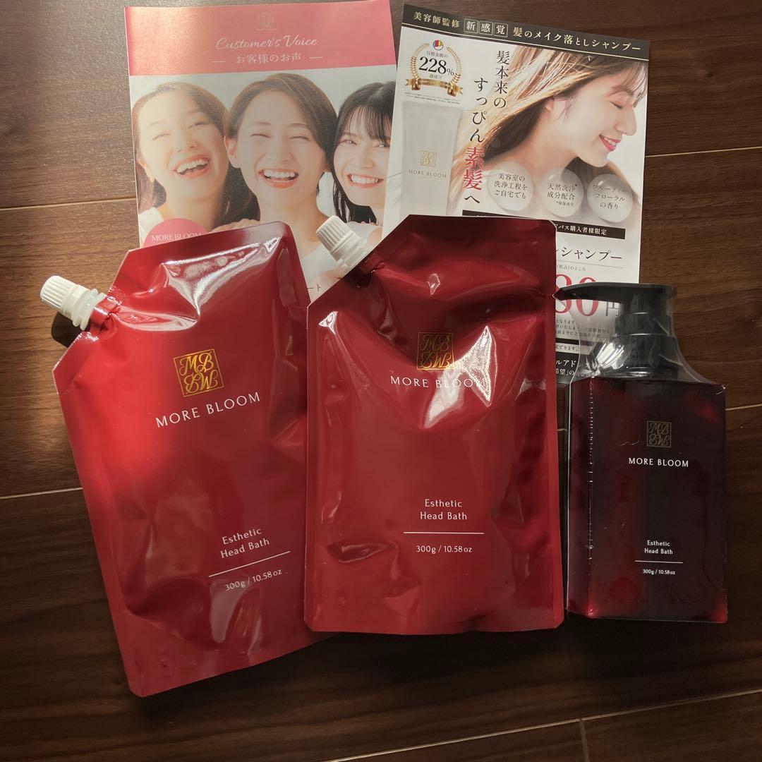 モアブルーム　本体➕詰め替え300g2本