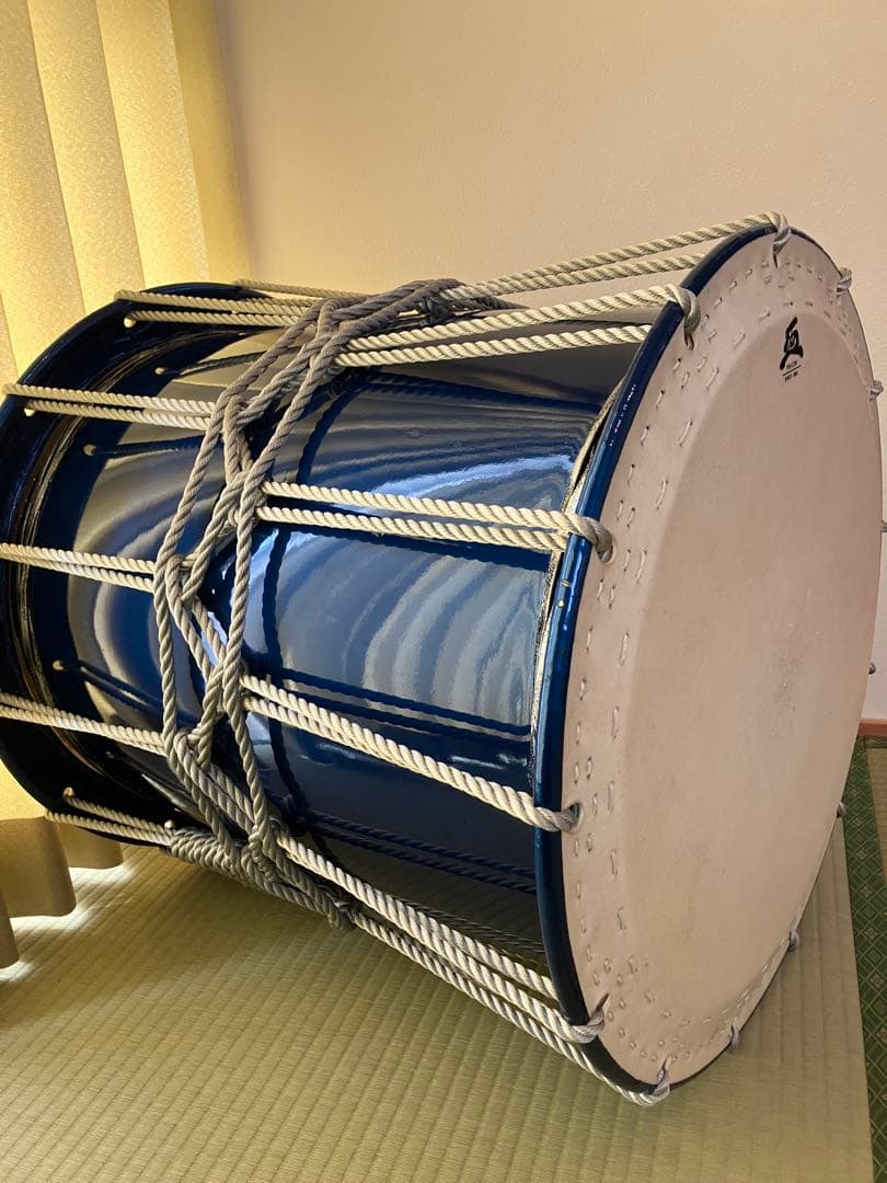 和太鼓 1.8尺 桶胴太鼓 三浦太鼓店 カバー 台座付き