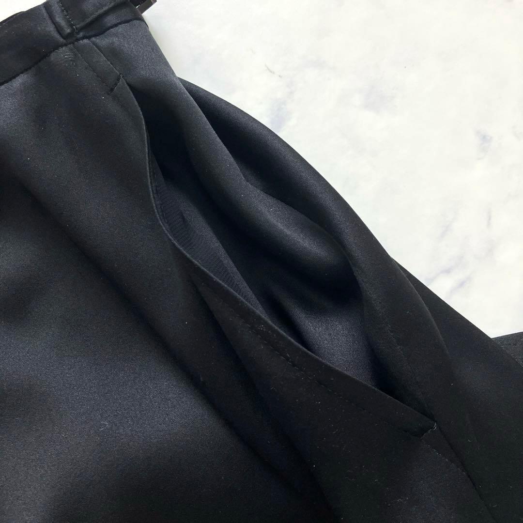 上品艶✨ラルフローレン シルク100％ サテン ロングスカート 美