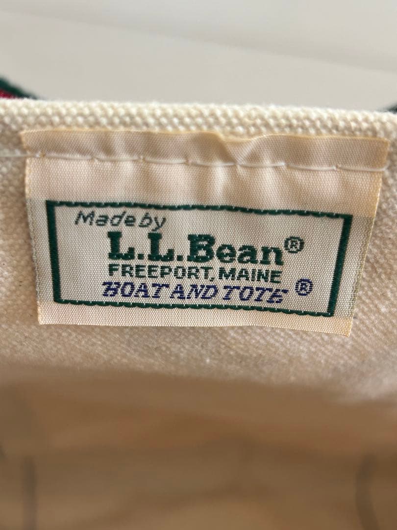 レア LLbean ヒイラギ トート バッグ ラージ クリスマス 根岸 USA