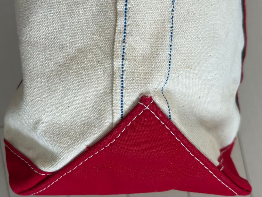 レア LLbean ヒイラギ トート バッグ ラージ クリスマス 根岸 USA