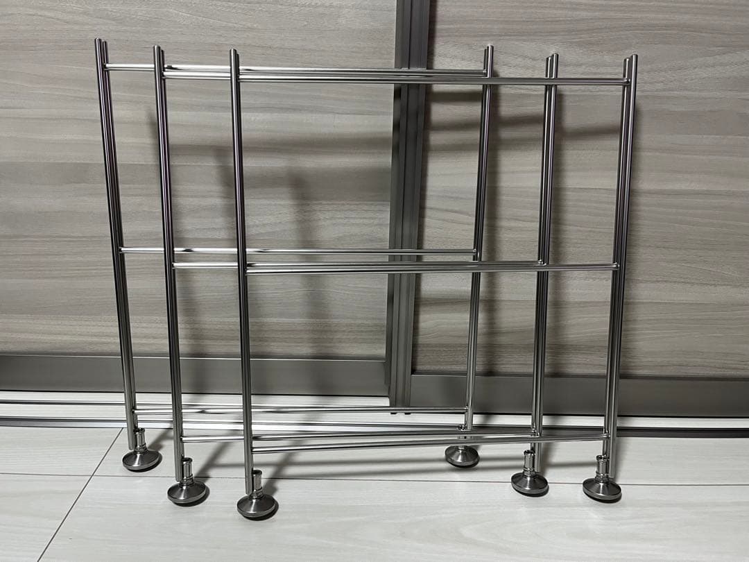 無印良品 ステンレスユニットシェルフ 帆立 ミニ 高さ46cm用 3個セット