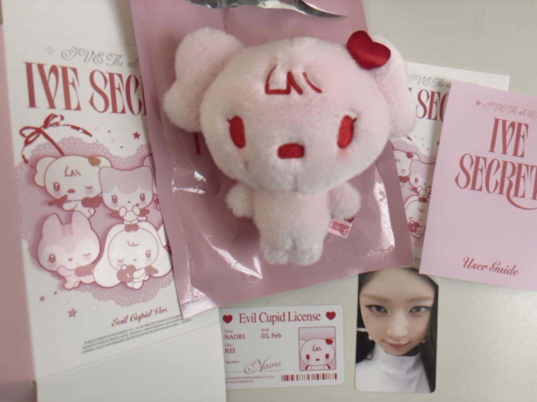 IVE EVIL CUPID レイ ぬいぐるみ トレカ ナオリ - メルカリ