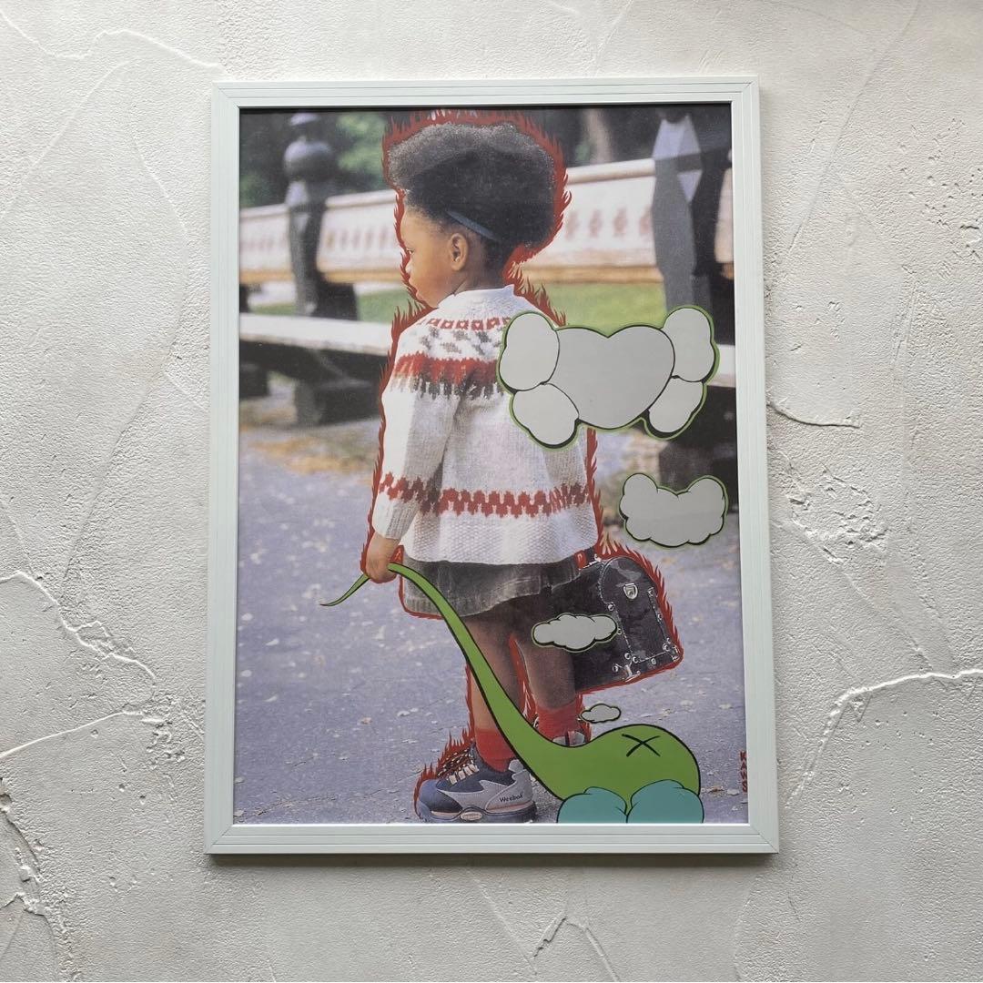 UNDERCOVER KAWS 2000SS 東京コレクション 額装ポスター ① Undercover Meets Kaws – 1999 Artwork<br/> — sabukaru