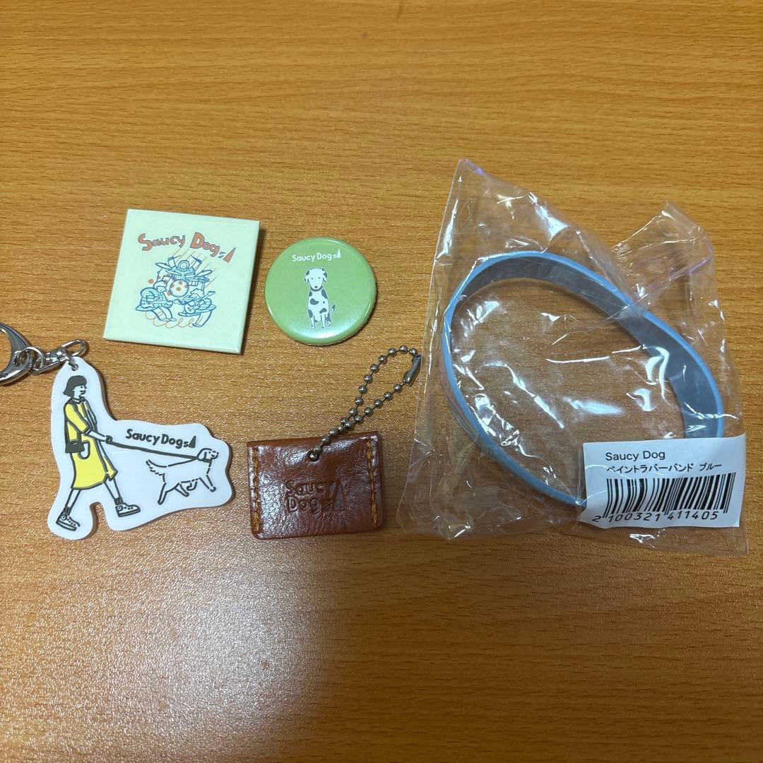 Saucy Dog キーホルダー、ラバーバンド、バッジ - メルカリ