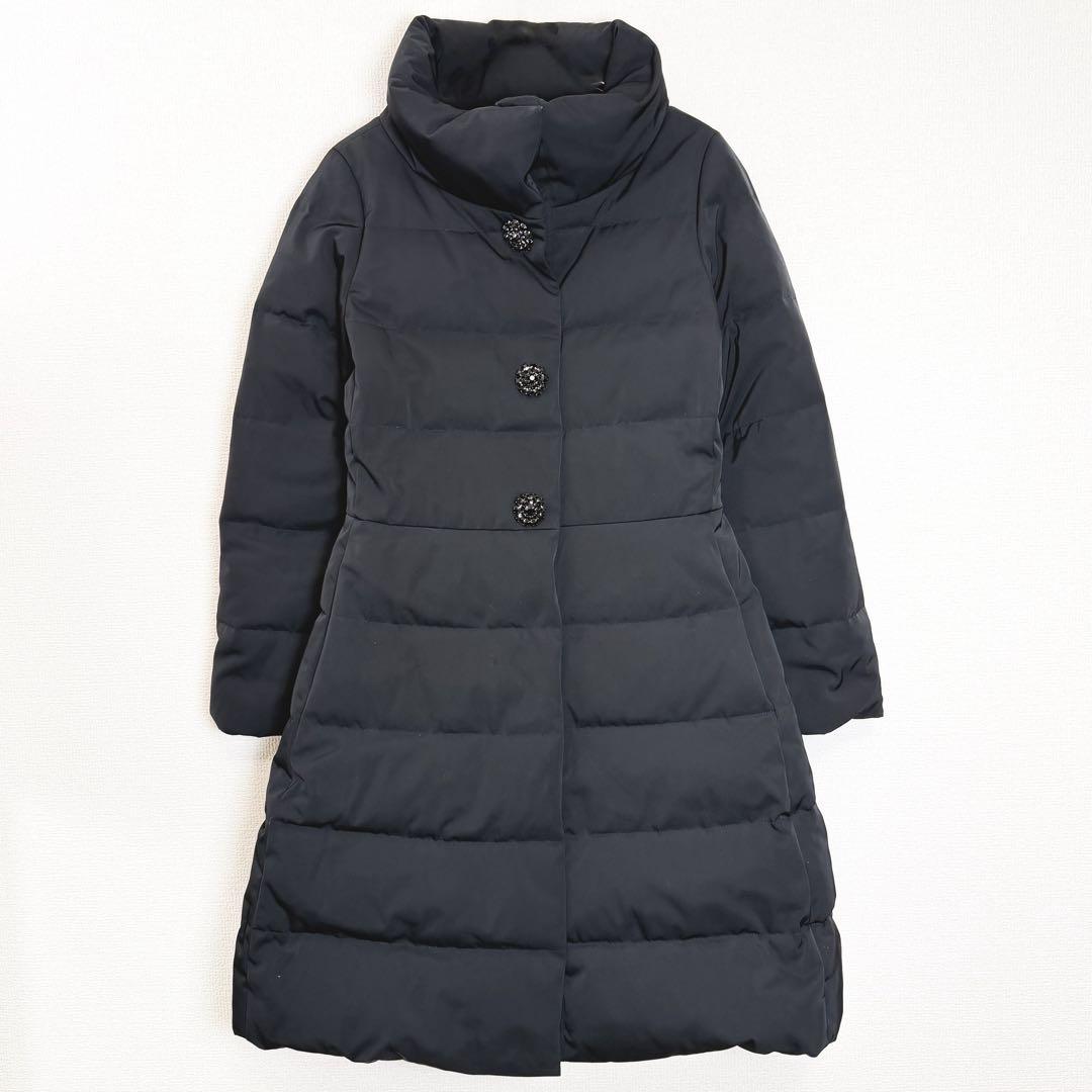 Kate Spadeケイトスペード ダウンジャケット コート リボン ブラック