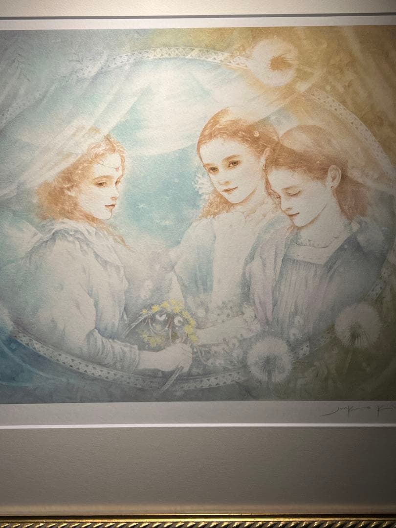 きたのじゅんこ【風が吹く時】lithograph