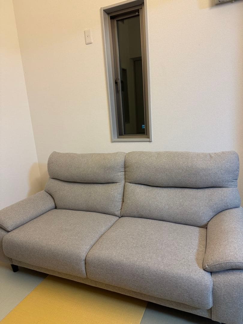 ニトリ　3人掛け布張りソファ(MK02 KD MO)