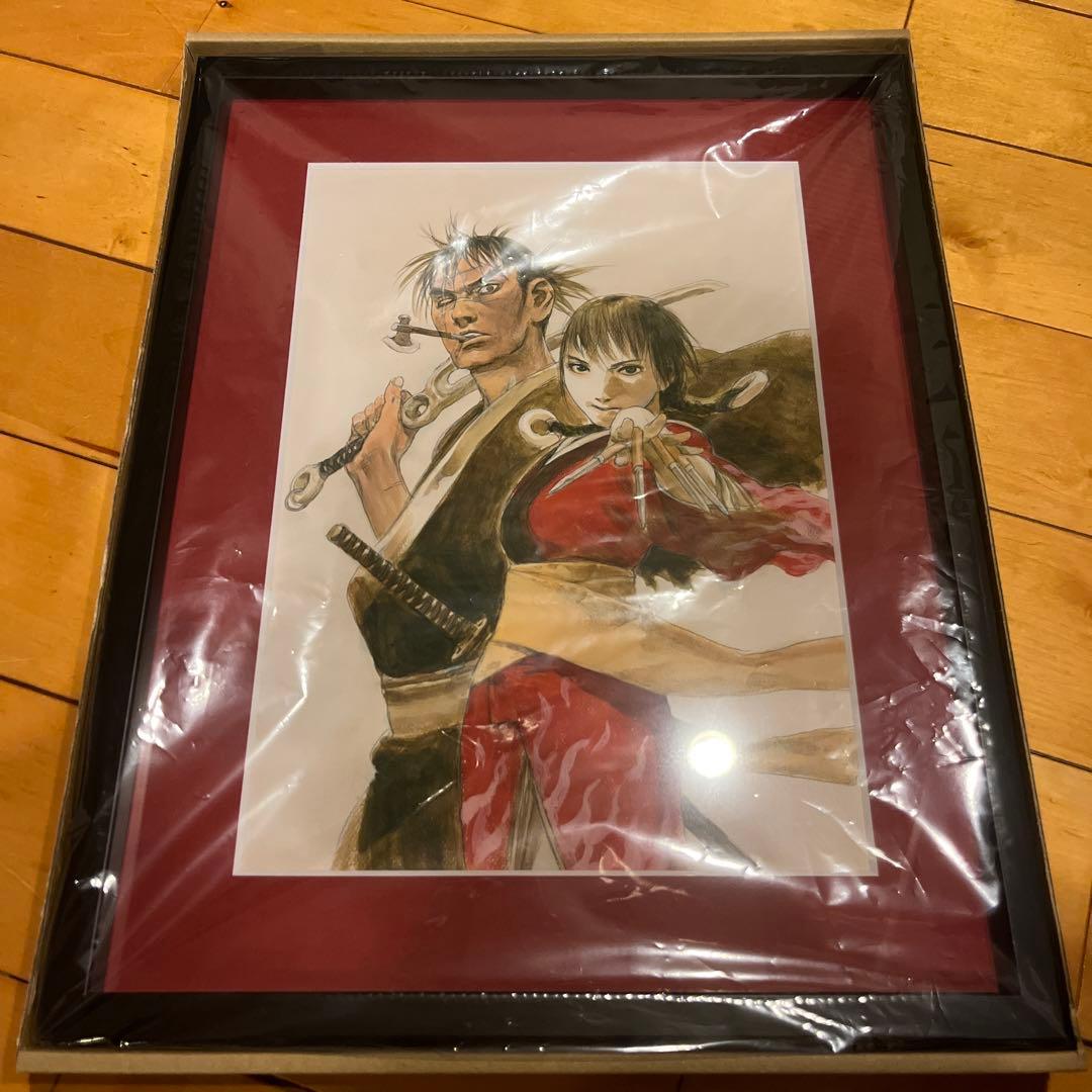 最安値⭐︎ 無限の住人 推しちゃれ A賞 額装高精細複製画 キャラファイングラフ