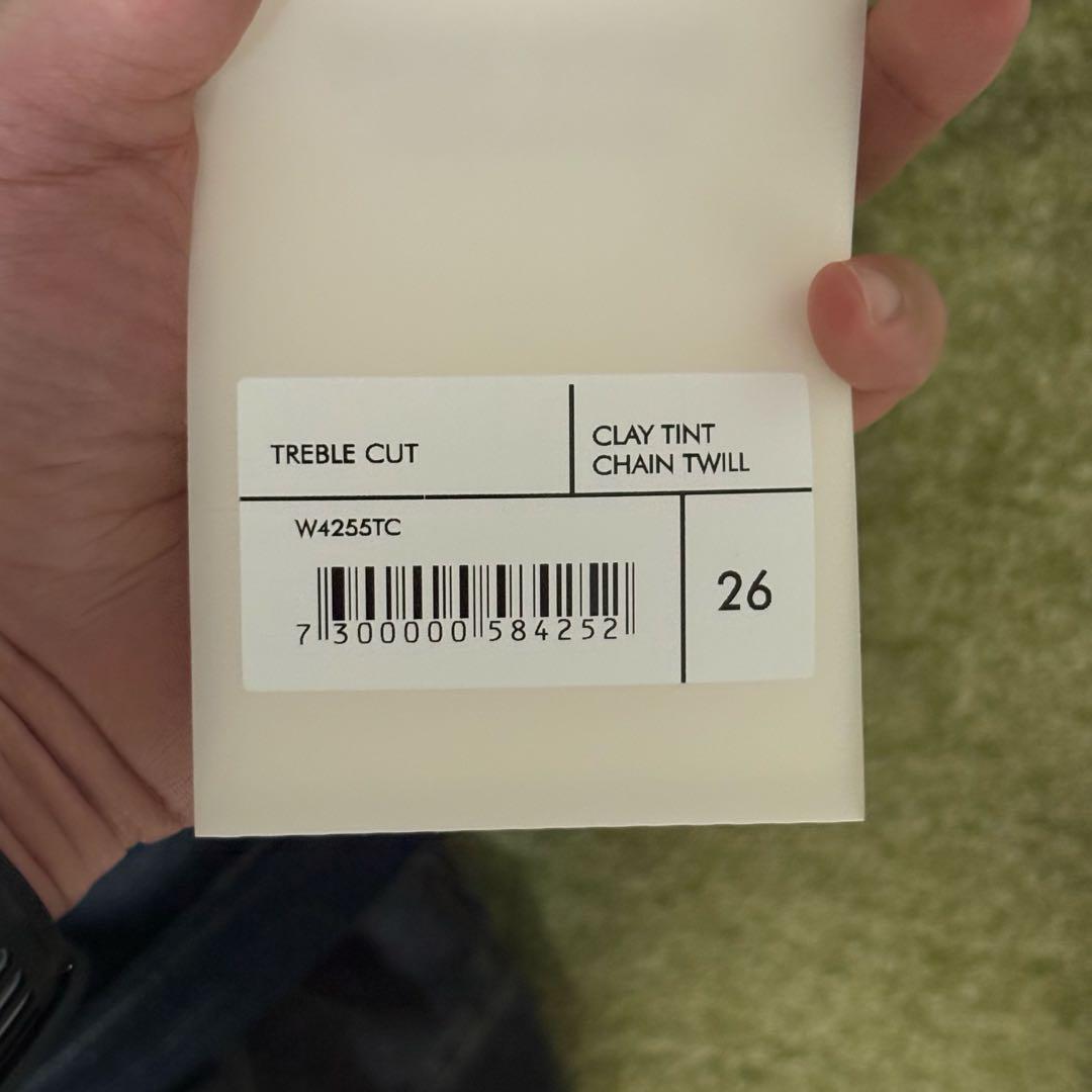 TREBLE CUT Clay Tint Chain Twill 26 - メルカリ
