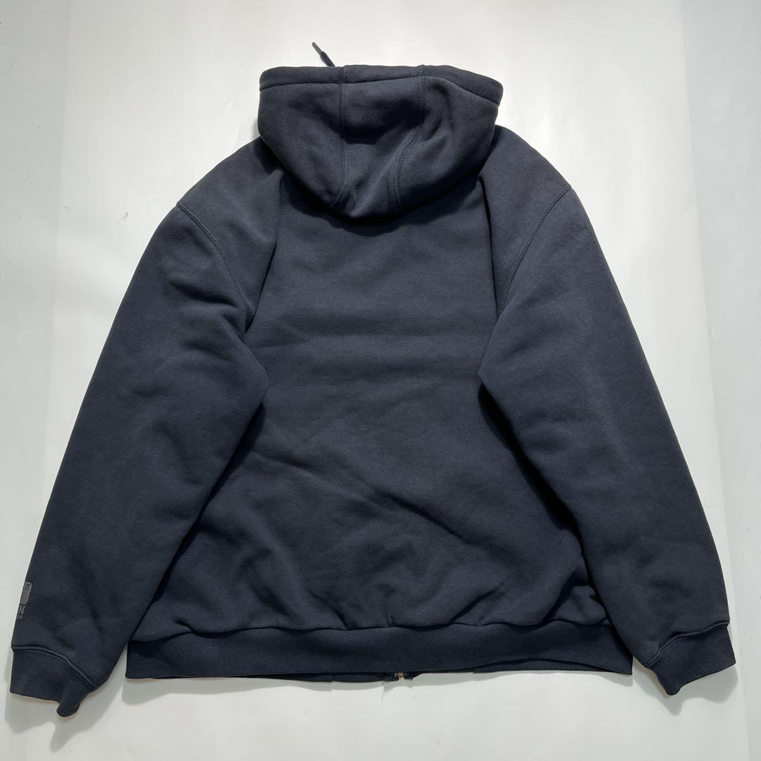 カーハート 裏サーマル パーカー XL 紺 企業刺繍 ネイビー 7063 - メルカリ