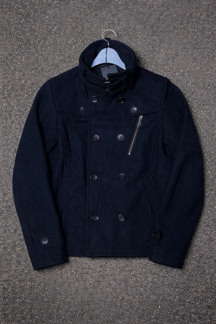 め*く様 00s high neck gimmick jacket y2k MA