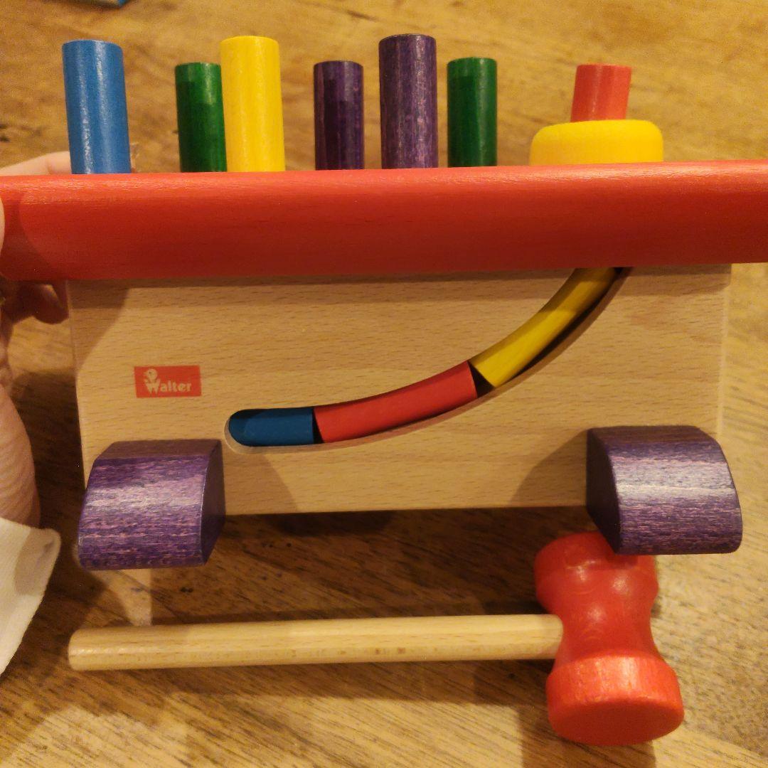 NIC社 Walter 木製 知育玩具 ハンマートイ - メルカリ