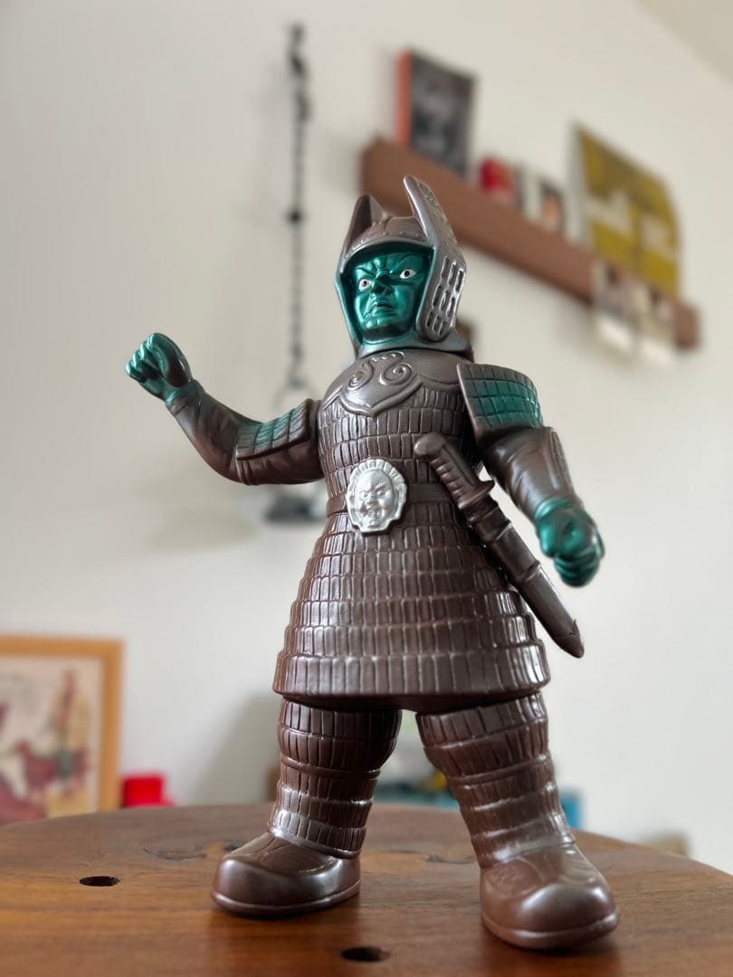 大魔神 M1号 ソフビ人形 マルサン復刻版緑成形