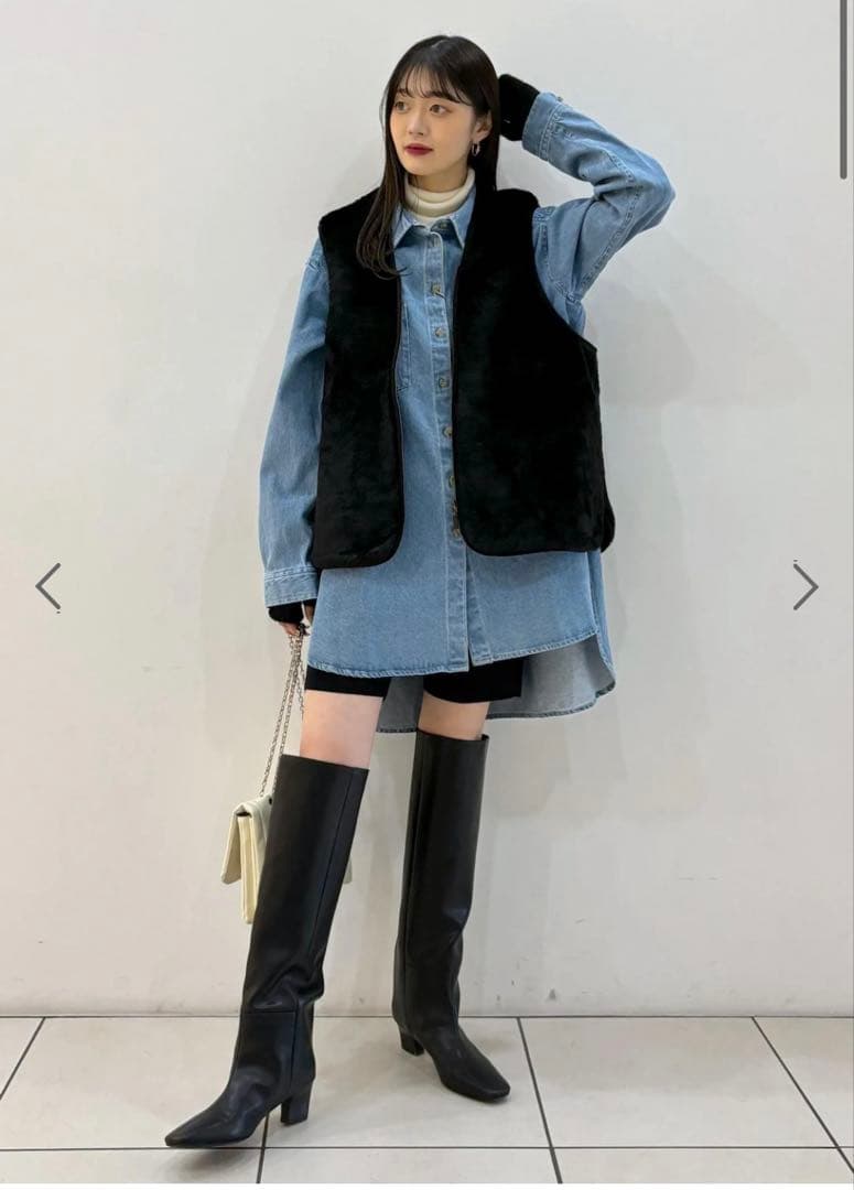 Barbour ADAM ET ROPE'別注 ファーライナーベスト - メルカリ