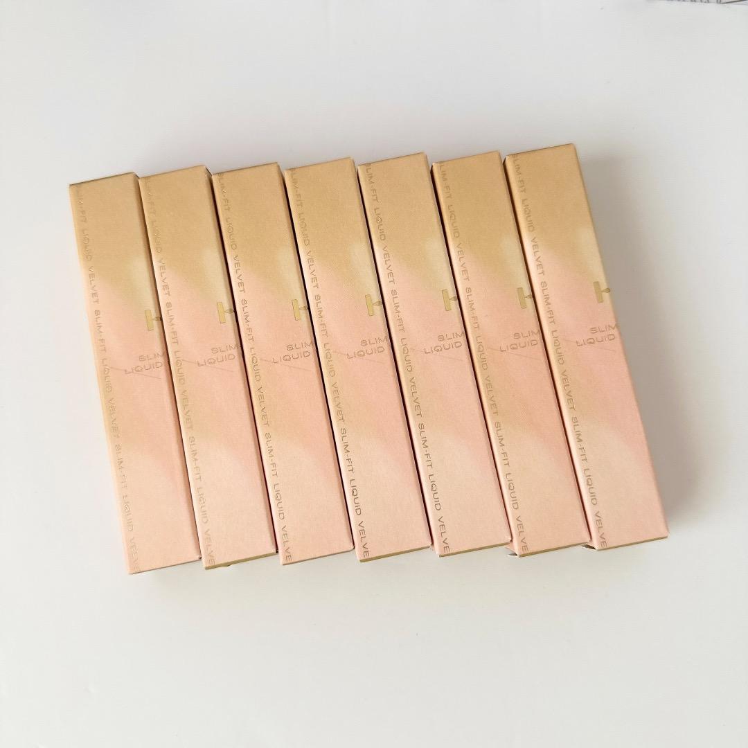 hince スリムフィットリキッドベルベット 7色セット