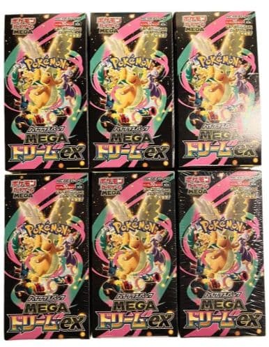 ポケモンカードゲーム MEGA ドリームEX 6boxシュリンク付き未開封 楽天市場】【Box未開封・シュリンク付き】 ポケモンカードゲーム MEGA