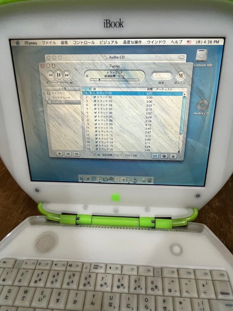 Apple iBook G3 クラムシェル キーライム - メルカリ