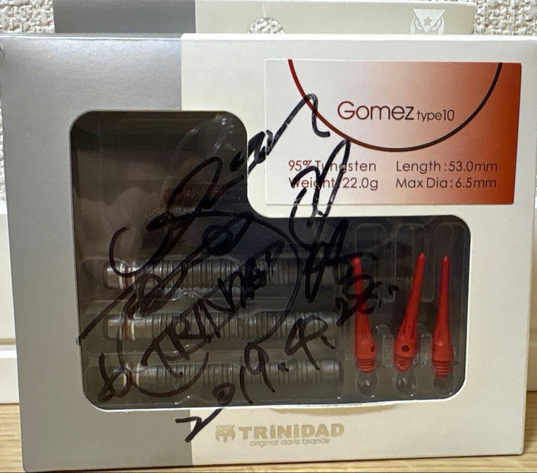 TRiNiDAD ダーツ　バレル　Gomez10 山田勇樹モデル　サイン入り