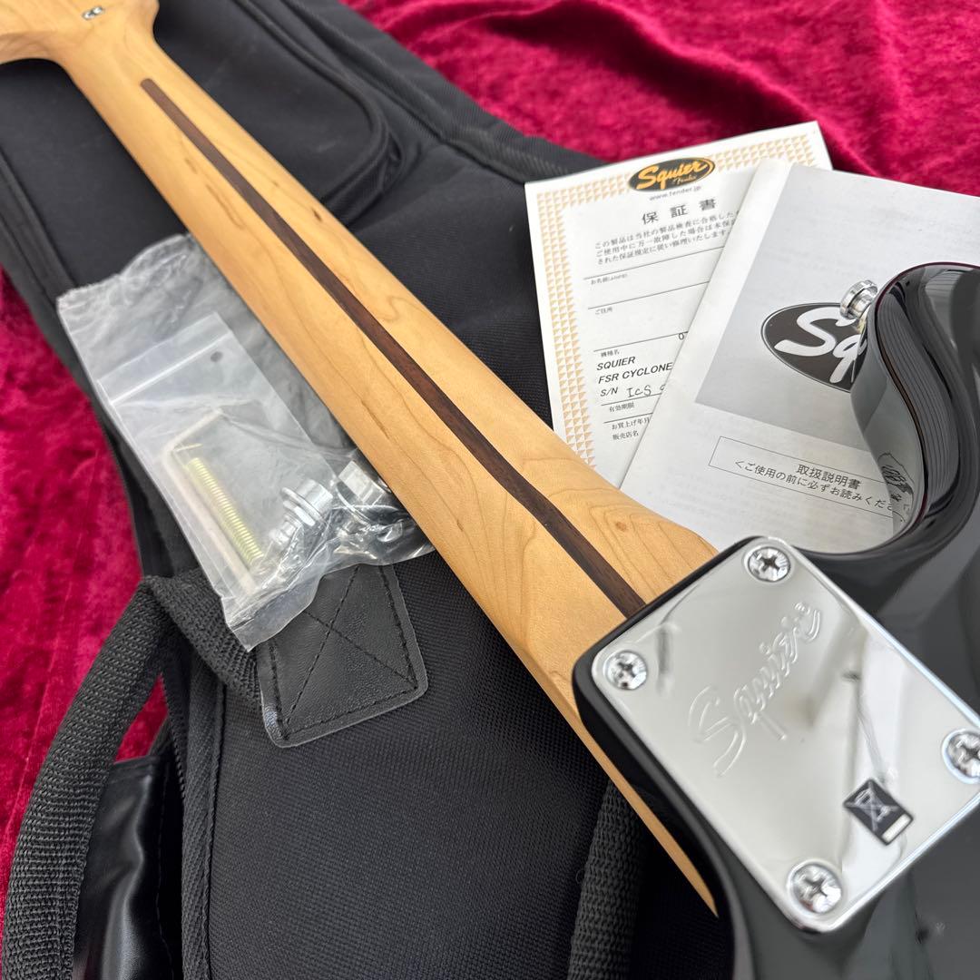 美品 メンテ済 Squier by Fender FSR CYCLONE BLK - メルカリ