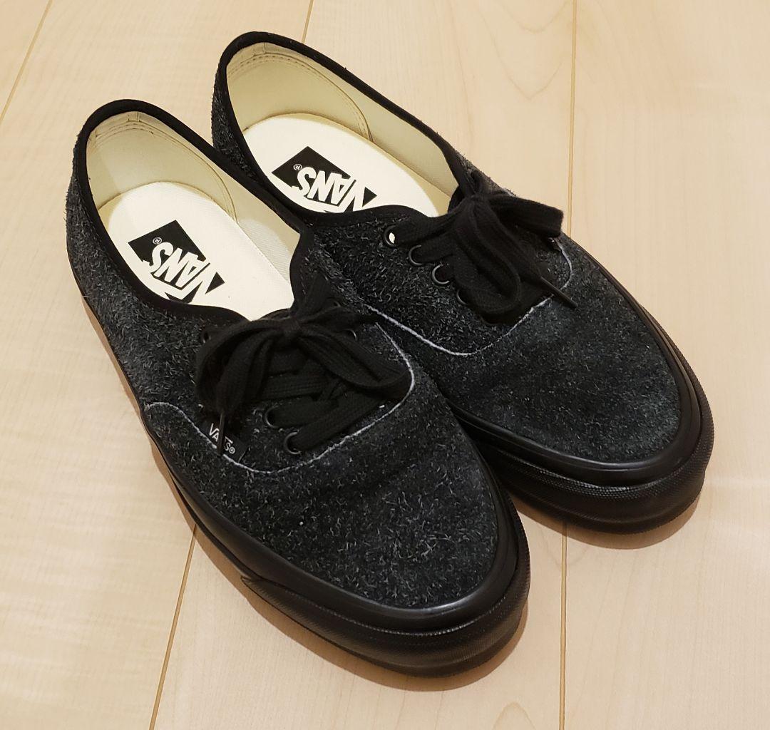 VANSPREMIUMオーセンティックBY別注　箱あり VANS PREMIUM [LX AUTHENTIC REISSUE 44 VN000D5KMCG] (BLACK SUEDE)