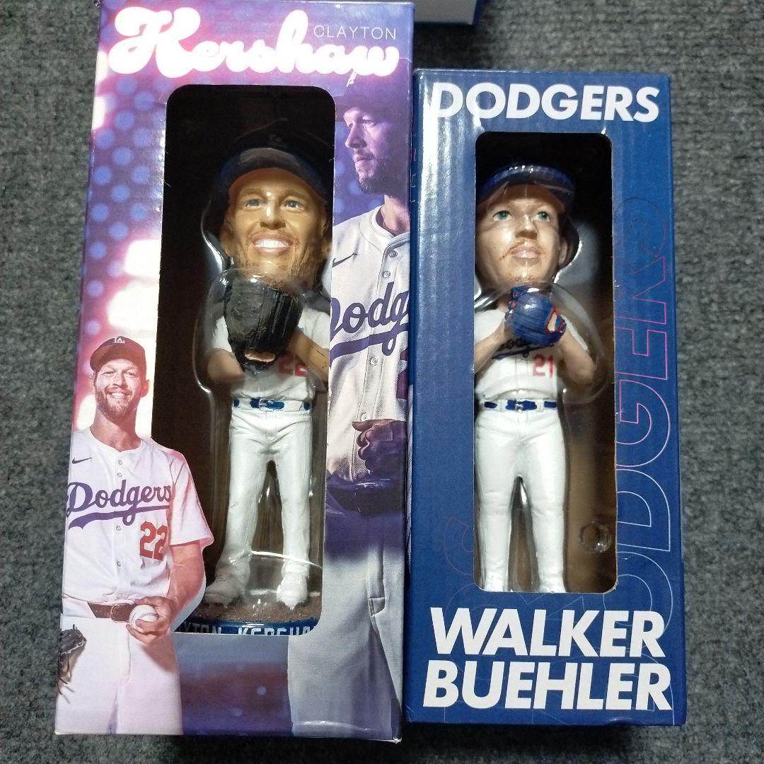 新品未使用品 カーショー ビューラー ボブルヘッド2体まとめ売り 球場配布品