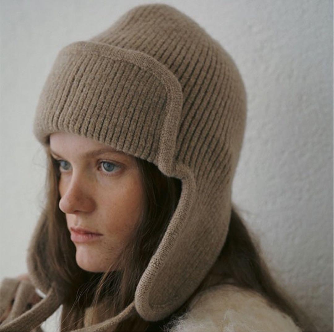 etre tokyo ヘザートーンフライトニットキャップ