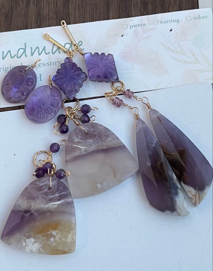 お得チャームセット パープル系 18000相当