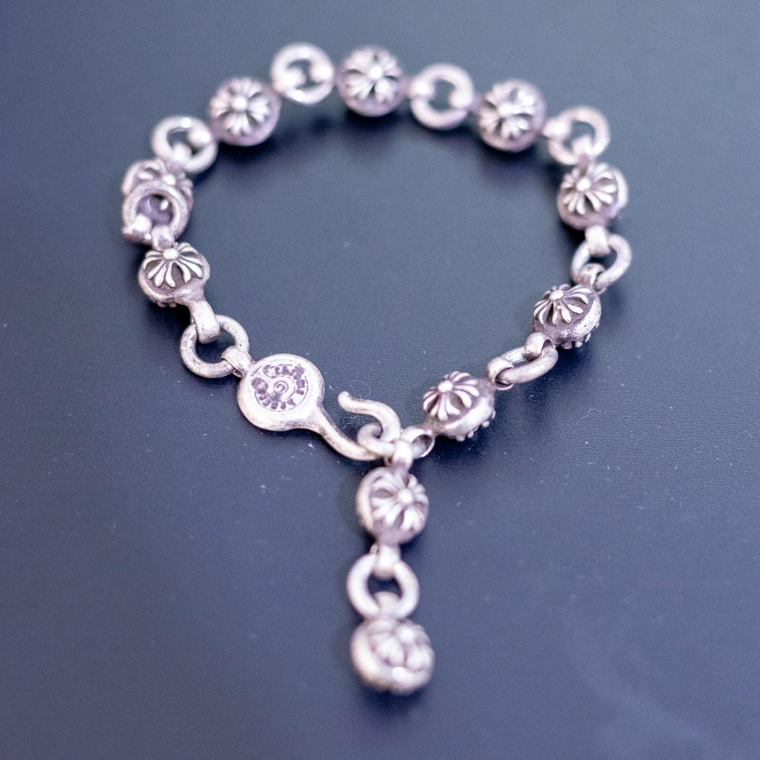 【最終値下】CHROME HEARTS クロムハーツ クロスボールブレス（本物） クロムハーツクロスボールブレスレット6リンク|クロムハーツ通販専門店