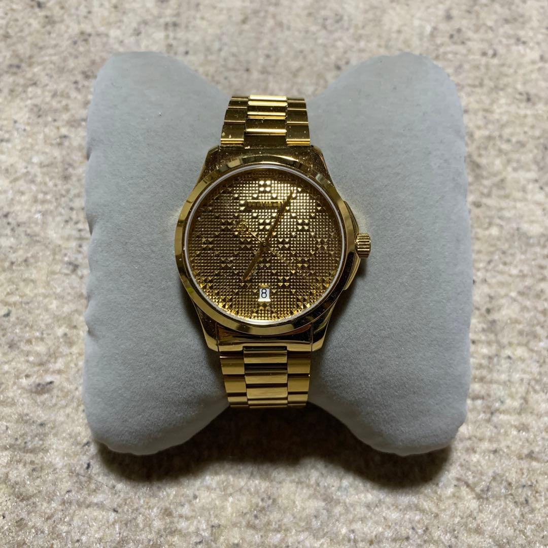 GUCCI ゴールド 時計　レア　 最終！ メンズ