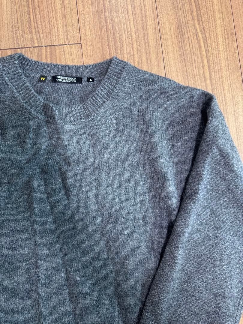 干場義雅×DRESSTERIOR ウールカシミヤニット グレー L 完売品 - メルカリ