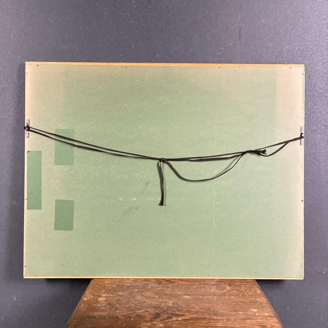 最終値下げ】本間武男「運河旅情Ⅱ」シルクスクリーン 直筆サイン入り