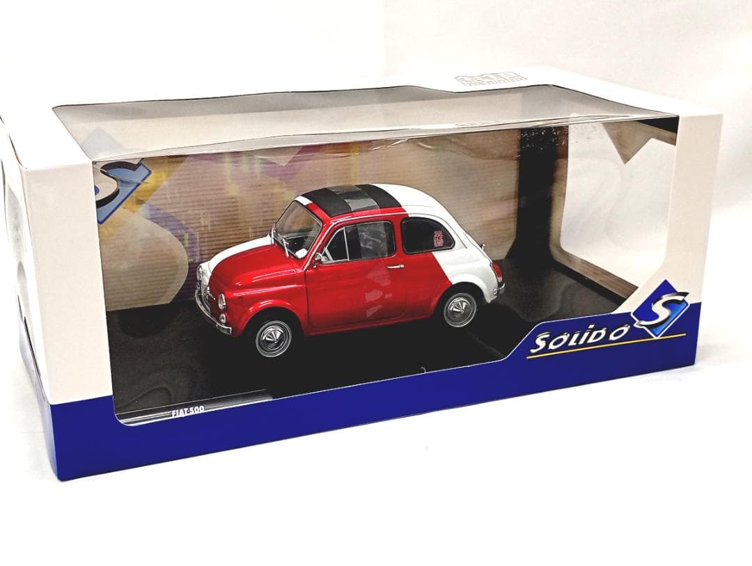 ソリド 1/18 フィアット500 イタリアン リバリー トリビュート 1965