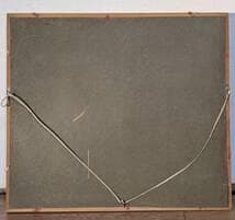 真作】絵画 油彩8号 清流きらめく渓谷美 水音響く緑の回廊 X159 - メルカリ