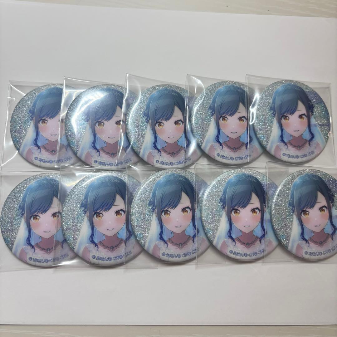 10個 プロセカ グリッター缶バッジ 白石杏19c - メルカリ