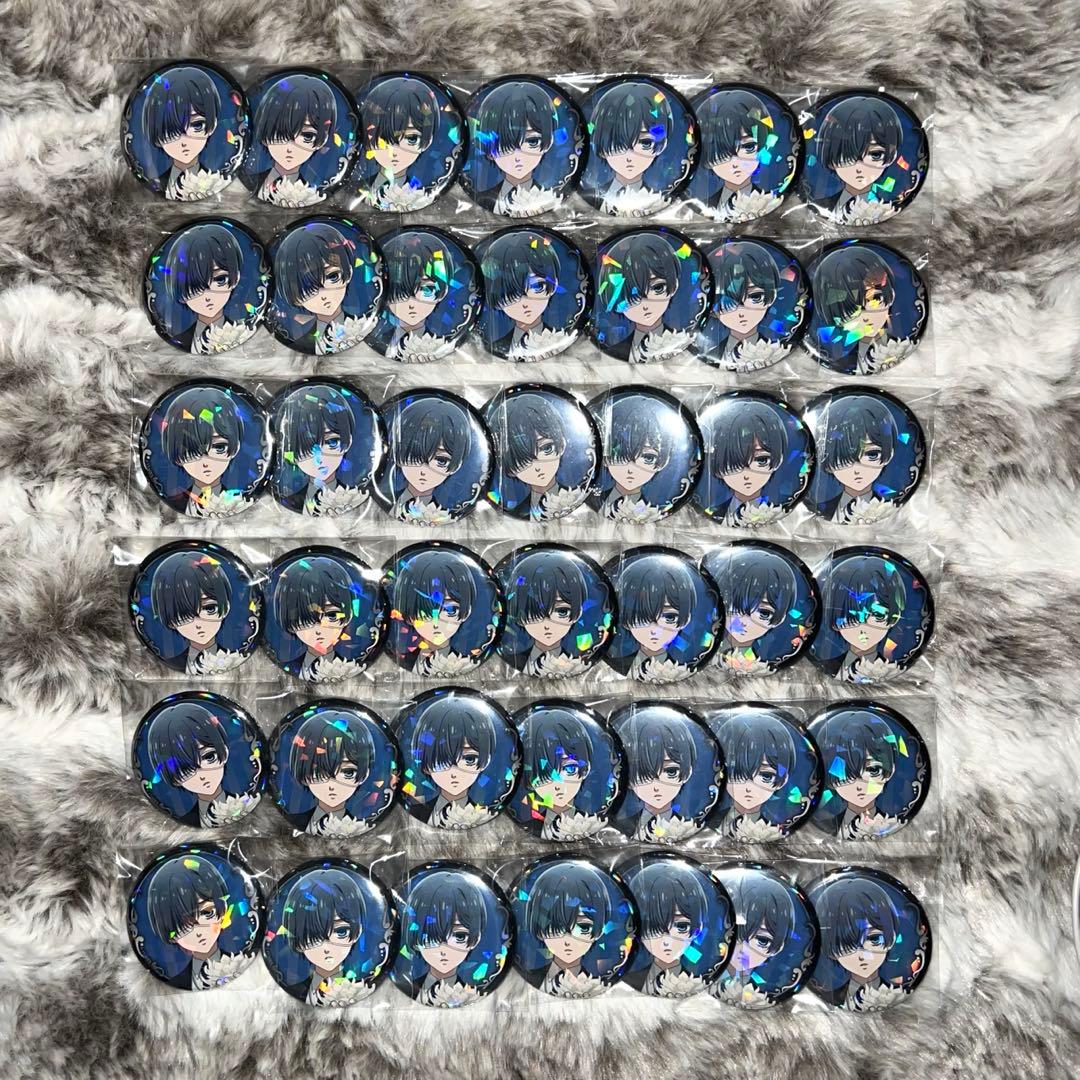 黒執事 シエル TSUTAYA ホログラム缶バッジ グッズ-バッチ】黒執事 -寄宿学校編- ホログラム缶バッジ/01 全10種